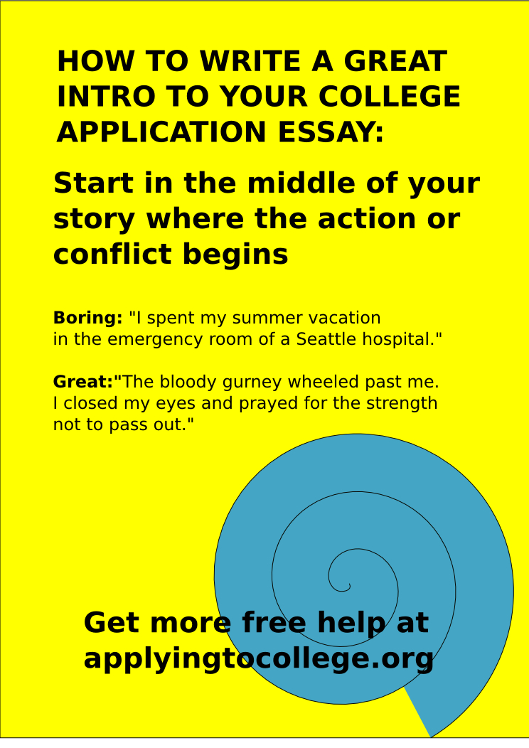 how to write a great introduction to your college application essay