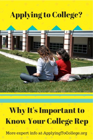 Why Its Important to Know Your College Rep
