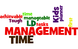 college essay time management for LD students